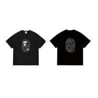 Bape Short Round Collar T-shirt S-XXL (128)