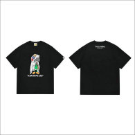 Bape Short Round Collar T-shirt S-XXL (25)