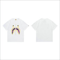 Bape Short Round Collar T-shirt S-XXL (104)