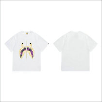 Bape Short Round Collar T-shirt S-XXL (104) Bape Short Round Collar T-shirt S-XXL (104)