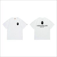 Bape Short Round Collar T-shirt S-XXL (118)