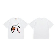 Bape Short Round Collar T-shirt S-XXL (150)