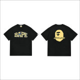 Bape Short Round Collar T-shirt S-XXL (39)