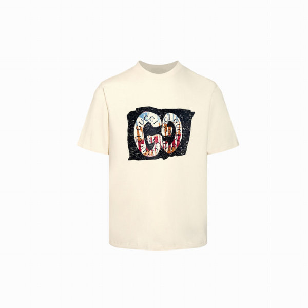 Gucci Short Round Collar T-shirt S-XL (50)