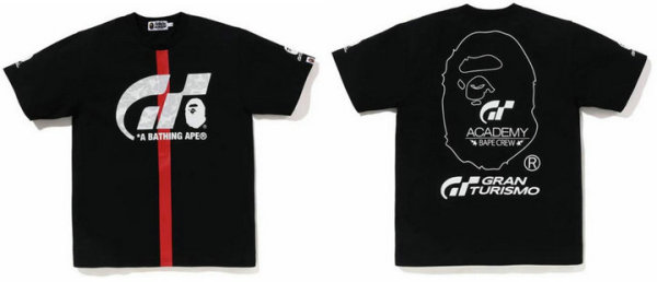 Bape Short Round Collar T-shirt M-XXXL (60)