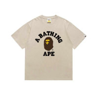 Bape Short Round Collar T-shirt S-XXL (17)