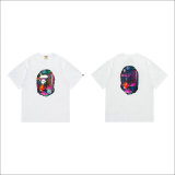 Bape Short Round Collar T-shirt S-XXL (112)