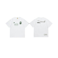 Bape Short Round Collar T-shirt S-XXL (129)