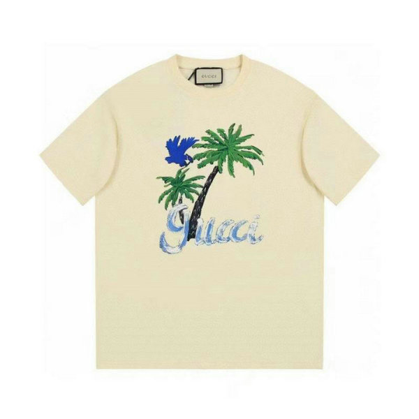 Gucci Short Round Collar T-shirt XS-L (120)