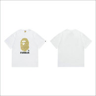 Bape Short Round Collar T-shirt S-XXL (71)