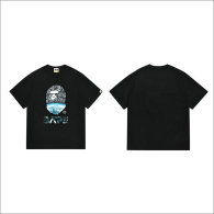Bape Short Round Collar T-shirt S-XXL (120)