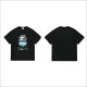 Bape Short Round Collar T-shirt S-XXL (120)