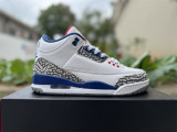 Authentic Air Jordan 3 True Blue