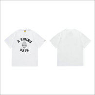 Bape Short Round Collar T-shirt S-XXL (85)