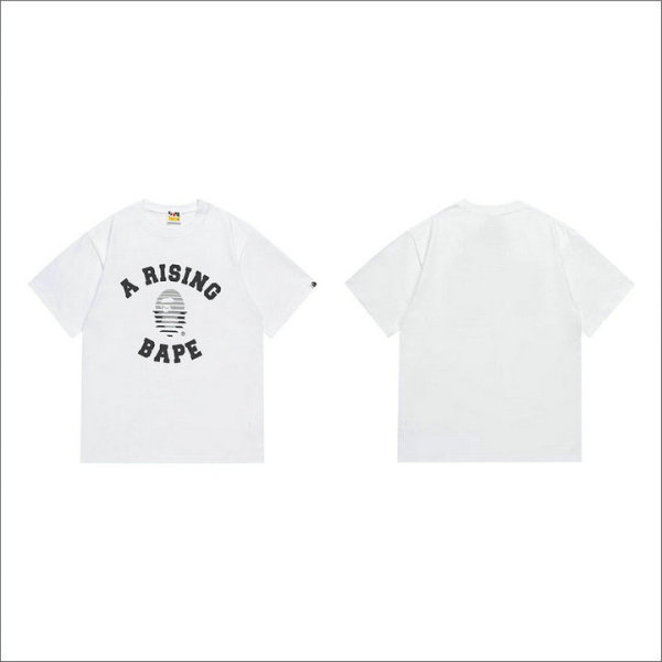 Bape Short Round Collar T-shirt S-XXL (85)