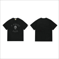 Bape Short Round Collar T-shirt S-XXL (86)