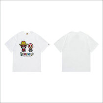 Bape Short Round Collar T-shirt S-XXL (94) Bape Short Round Collar T-shirt S-XXL (94)