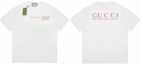 Gucci Short Round Collar T-shirt XS-L (145)