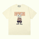 Gucci Short Round Collar T-shirt S-XL (22)