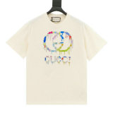 Gucci Short Round Collar T-shirt XS-L (57)