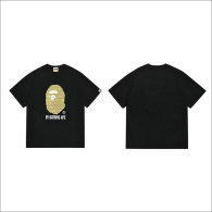 Bape Short Round Collar T-shirt S-XXL (70)