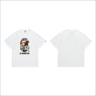 Bape Short Round Collar T-shirt S-XXL (92)