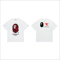 Bape Short Round Collar T-shirt S-XXL (33)