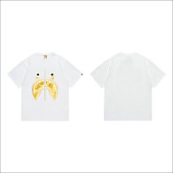 Bape Short Round Collar T-shirt S-XXL (106)