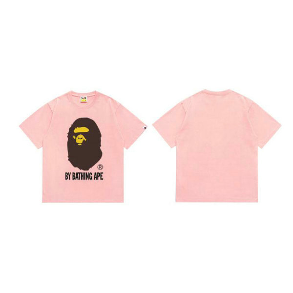 Bape Short Round Collar T-shirt S-XXL (1)