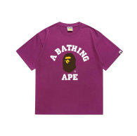 Bape Short Round Collar T-shirt S-XXL (13)