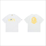 Bape Short Round Collar T-shirt S-XXL (40)
