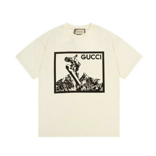 Gucci Short Round Collar T-shirt XS-L (188)