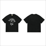 Bape Short Round Collar T-shirt S-XXL (82)