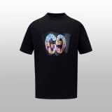 Gucci Short Round Collar T-shirt S-XL (51)