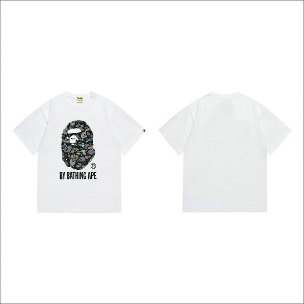 Bape Short Round Collar T-shirt S-XXL (34)
