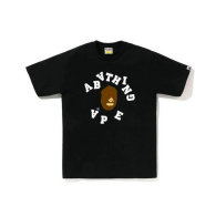 Bape Short Round Collar T-shirt M-XXXL (37)