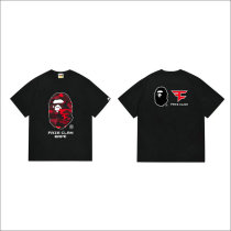 Bape Short Round Collar T-shirt S-XXL (32)