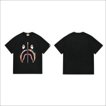 Bape Short Round Collar T-shirt S-XXL (100) Bape Short Round Collar T-shirt S-XXL (100)