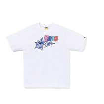Bape Short Round Collar T-shirt M-XXXL (27)