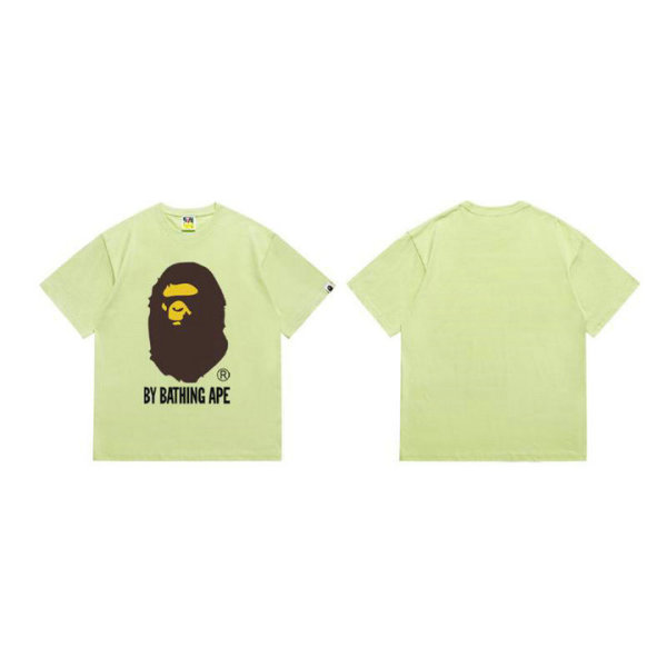 Bape Short Round Collar T-shirt S-XXL (8)
