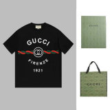 Gucci Short Round Collar T-shirt XS-L (3)