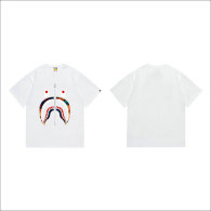 Bape Short Round Collar T-shirt S-XXL (99)
