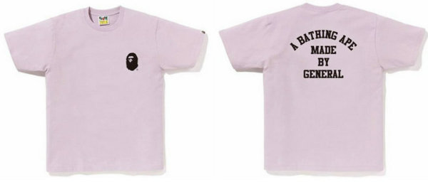 Bape Short Round Collar T-shirt M-XXXL (44)