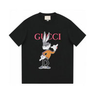 Gucci Short Round Collar T-shirt XS-L (160)