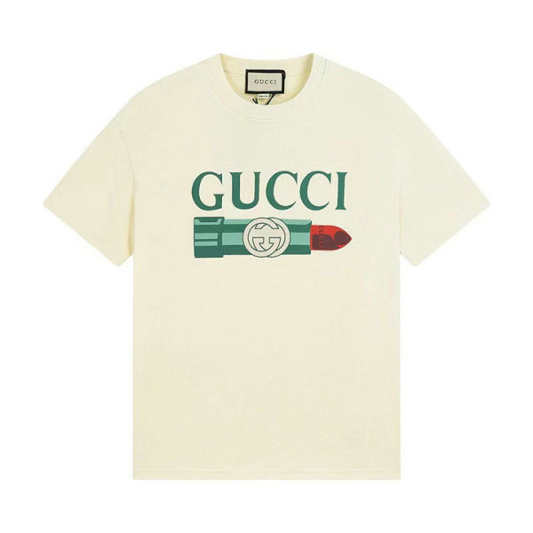 Gucci Short Round Collar T-shirt XS-L (125)
