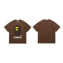 Bape Short Round Collar T-shirt S-XXL (4) Bape Short Round Collar T-shirt S-XXL (4)