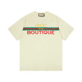 Gucci Short Round Collar T-shirt S-XL (12)
