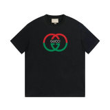 Gucci Short Round Collar T-shirt S-XL (7)