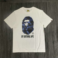 Bape Short Round Collar T-shirt M-XXXL (5)