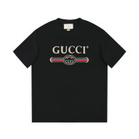 Gucci Short Round Collar T-shirt S-XL (25)